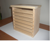 Lampskärm i furu 250x250x145mm
